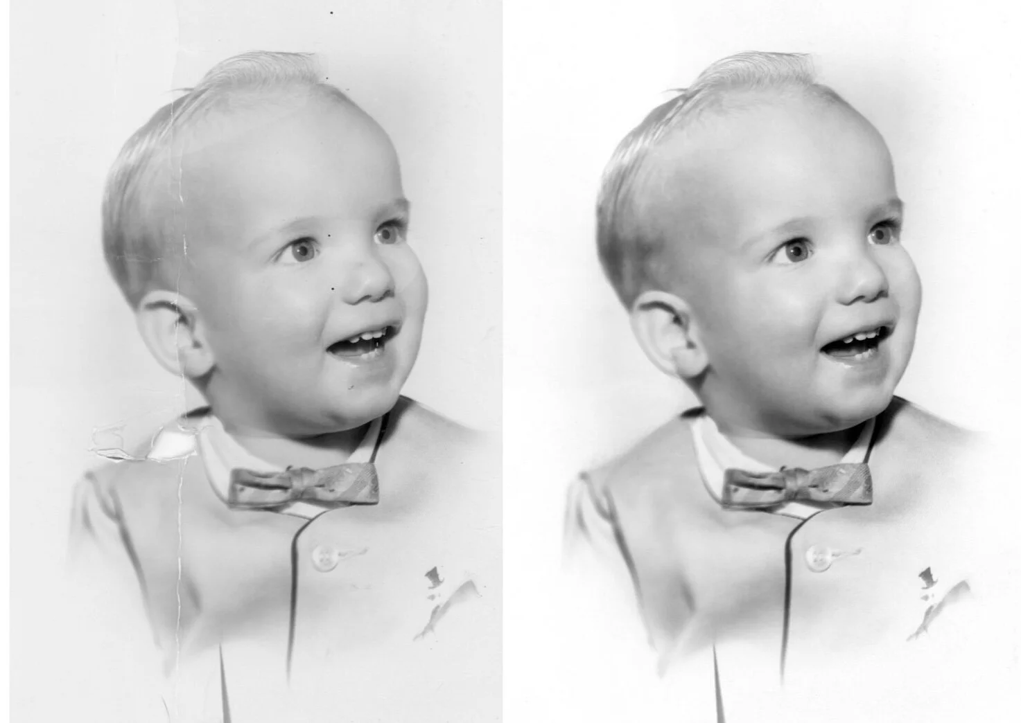 Basic photo restoration example